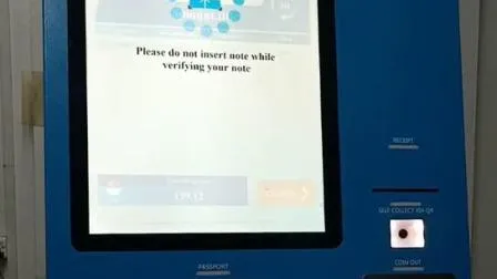 Turnkey Service Automatic Self Exchange Cash Payment Terminal Floor Standing Passport Scanner Currency Exchange Machine ATM Machine