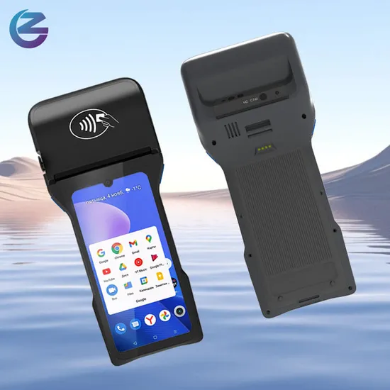 Android 14.0 80mm Touch Screen POS Fingerprint Handheld Android POS Zcs Z93 Terminal with 80mm Printer Point of Sale Systems 