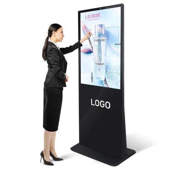 Indoor LCD Touch Screen Digital Signage Floor Standing Advertising Display Totem 