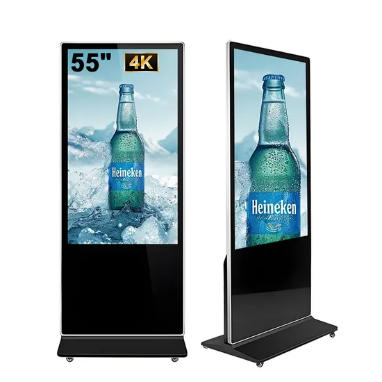 65 Inch Free Standing Indoor LED Advertising Screen LCD Indoor Totem 