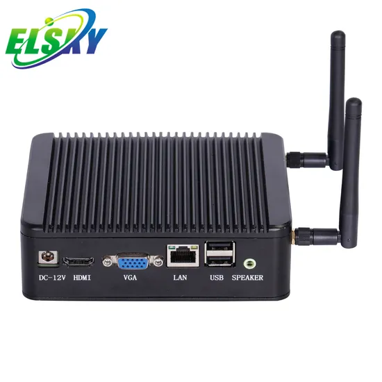 Hot Sale Elsky Fanless Pocket Nano Mini PC Dual Cores J1900 Processor for Industrial Control Computer Industrial PC 