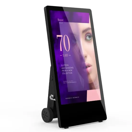 49 Inch Indoor Portable Advertising HD Digital Signage Display Portable LCD Advertising Player 
