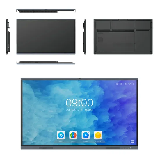 Custom Design 65 75 86 100 110 Inch Classroom Teaching Price Digital Touch Screen Digital Whiteboard Smart Board for Education 