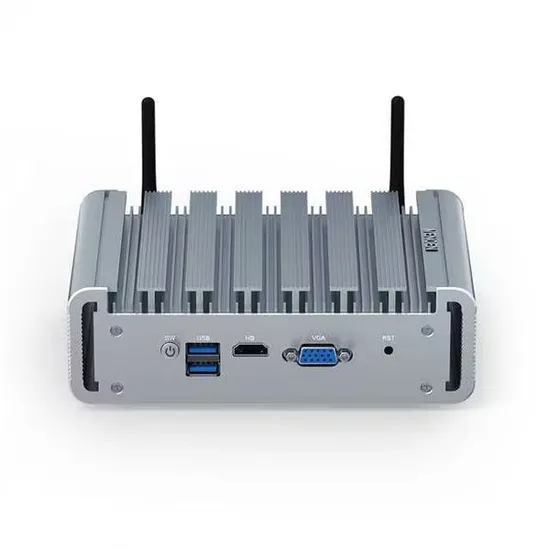 Hystou Best Industrial Mini PC Celeron Quad Core J4125 4 LAN Pfsense VPN Firewall Desktop Computer 