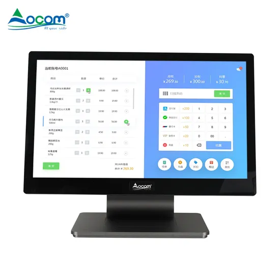 Cheap Complet POS System Smart 15 Inch Android Windows Touch Screen All in One Cash Register for Restaurant 