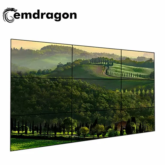 3X3 Video Wall 49 Inch Android LCD Screen Display Bus LCD Video Player with 3G WiFi Module USB Voice Recording Picture Frame LED Digital Signage 