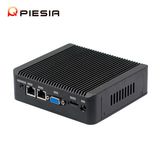 Dual LAN Fanless Mini PC Celeron J4125 J6412 N5100 IoT Industrial Computer Host RS232 Ubuntu Linux Mini PC for Kiosk 
