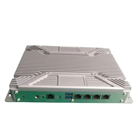 Aluminum Die Casting Case 4 LAN Firewall Desktop Industrial Computer with Small Size 