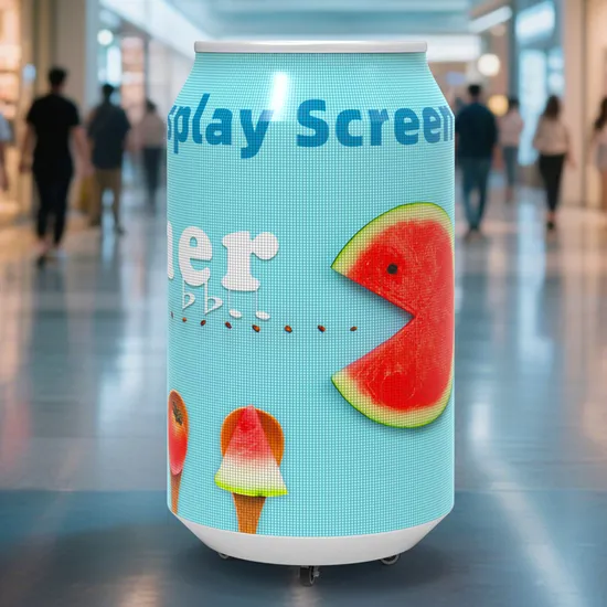 Flexible Shaped LED Screen for Tailored Advertising Solutions 