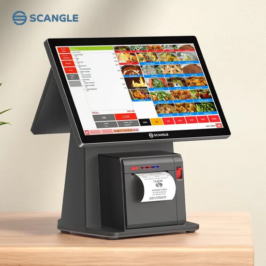 Scangle Factory D2 POS System with 80mm Printer Support Windows & Android OS 