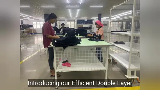 Industrial Custom Made Double Layer Packing and Finishing Table Solutions 