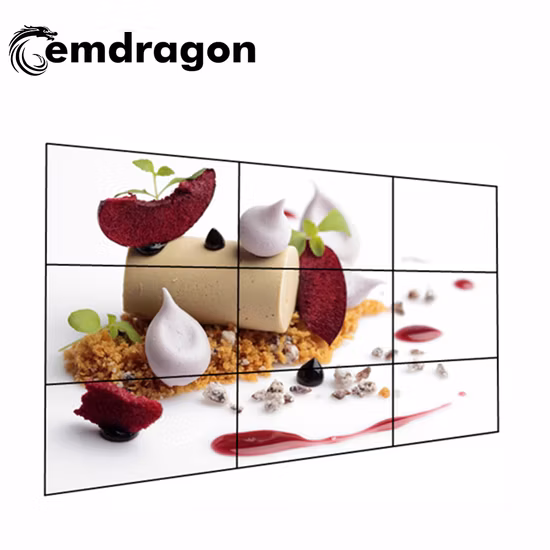 3X3 Video Wall 49 Inch Android LCD Screen Display Bus LCD Video Player with 3G WiFi Module USB Voice Recording Picture Frame LED Digital Signage